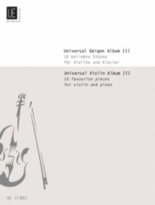 Download Universal Violin Album: UE17857: For Violin and Piano - Peter Kolman | PDF