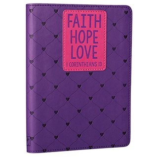 Download Faith Hope Love: Purple & Pink Flexcover Journal - 1 Corinthians 13:13 - Anonymous file in PDF