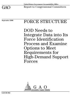 Read Force Structure: Dod Needs to Integrate Data Into Its Force Identification Process and Examine Options to Meet Requirements for High-Demand Support Forces - U.S. Government Accountability Office | PDF