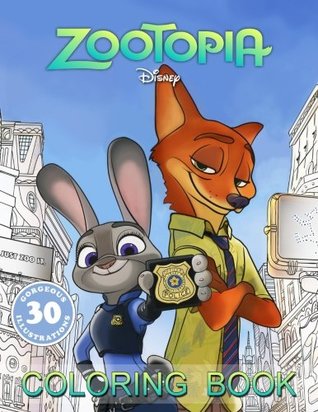 Read Coloring Book based on ZOOTOPIA cartoon, for Kids and Adults, 30 EXCLUSIVE Illustrations - Art CB file in PDF