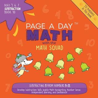 Read Online Page a Day Math Subtraction Book 10: Subtracting 10 from the Numbers 10-22 - Janice Auerbach file in ePub
