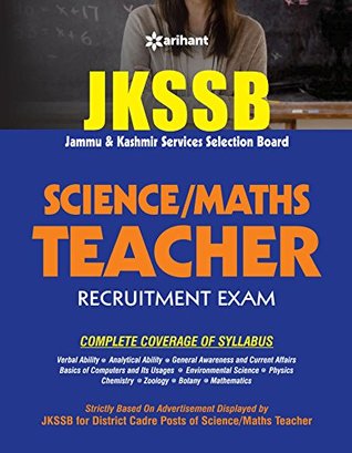 Download JKSSB Science Maths Teacher Recruitment Exam 2018 - Arihant Experts | PDF