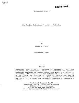 Read Technical Report Air Toxics Emissions from Motor Vehicles - U.S. Environmental Protection Agency file in PDF