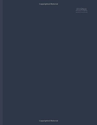 Download Unruled Journal Notebook: Minimalist, Deep Navy, 8.5 x 11 (Minimalist Journals) -  file in PDF