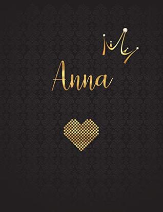 Download Anna: Personalized Black XL Journal with Gold Lettering, Girl Names/Initials 8.5x11, Journal Notebook with 110 Inspirational Quotes, Journals to Write in for Women - Panda Studio | ePub