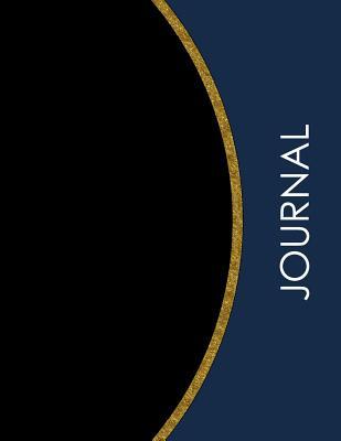 Read Online Journal: 100 Page 8.5 X 11 in Wide Lined Journal Blue - Gold and Black Texture Notebook Diary Makes a Great Gift Elegant Style Mindfulness Diary -  | ePub