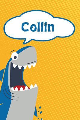 Download Collin: Personalized Shark Draw and Write Diary Journal Log 120 Pages 6x9 -  file in ePub