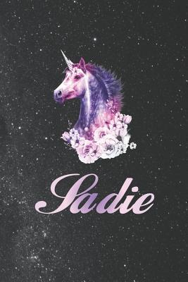 Read Sadie: First Name Personalized Unicorn Customized Names Gift Birthday Girl Notebook Journal -  | ePub