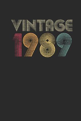 Read Vintage 1989: Dotted Bullet Grid Notebook / Journal (6 X 9) - Birthday Gift and Anniversary Gift -  | ePub