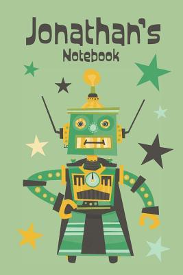 Download Jonathan's Notebook: Cool Personalised Robot Design Notebook for Boys 6x9, 120 pages -  file in PDF