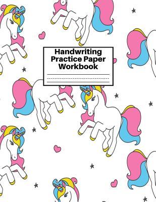 Download Handwriting Practice Paper Workbook: Cute Unicorn Matte Cover Large 8.5 x 11 Blank Lined Sheets Journal Notebook for Writing Improvement Exercises - Perfect for Preschool, Kindergarten, Grade School Kids (1st, 2nd, 3rd and 4th) and Adults Design Code BW - Logan Leon | ePub