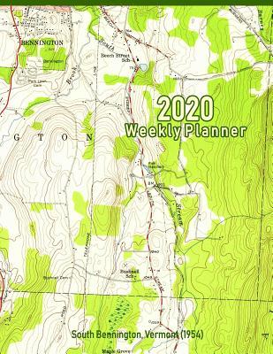 Full Download 2020 Weekly Planner: South Bennington, Vermont (1954): Vintage Topo Map Cover -  | ePub