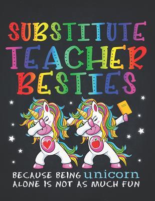 Read Online Unicorn Teacher: Substitute Teacher Besties Teacher's Day Best Friend Composition Notebook College Students Wide Ruled Lined Paper Magical dabbing dance in class is best with BFF 8.5x11 - Autism file in ePub