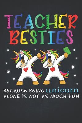 Full Download Unicorn Teacher: Teacher Besties Best Friend Unicorn Rainbow Dab Composition Notebook College Students Wide Ruled Lined Paper Dabbing with friends in class is fun 6x9 - Autism file in PDF