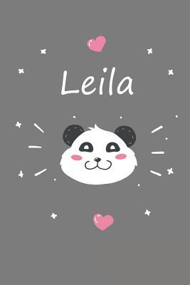 Download Leila: A cute personalized panda notebook/ diary for girls and women, with 100 lined pages in 6x9 inch format. Personal Diary Personalized Journal Customized Journal -  | ePub