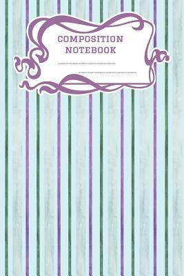 Full Download Composition Notebook: A 6x9 Inch Matte Softcover Paperback Notebook Graph Paper Journal - 120 pages 4x4 Grids -Geometric Pattern Green Purple Vertical Lines -  | PDF
