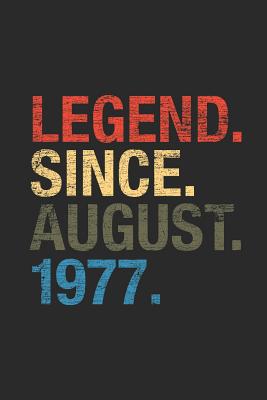 Read Legend Since August 1977: Blank Lined Notebook - Journal for August Birthday Gift Idea - Legend Publishing file in PDF