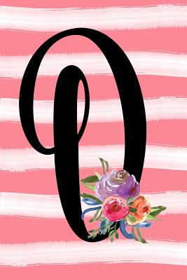 Read Online Monogram D Notebook: 6x9 Blank Lined 120 Page Ladies Personalized Initial Writing Journal, Coral Pink Floral Watercolor Gift Book For Womenn, Cute Girl's Diary -  | ePub
