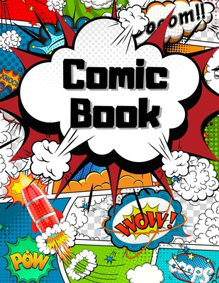 Read Online Comic Book: Blank Comic Pages Make Your Own Comic Strips Art and Drawing for Kids 205 Pages - Smart Kids Printing Press | PDF