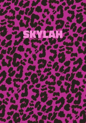 Read Skylah: Personalized Pink Leopard Print Notebook (Animal Skin Pattern). College Ruled (Lined) Journal for Notes, Diary, Journaling. Wild Cat Theme Design with Cheetah Fur Graphic -  | PDF