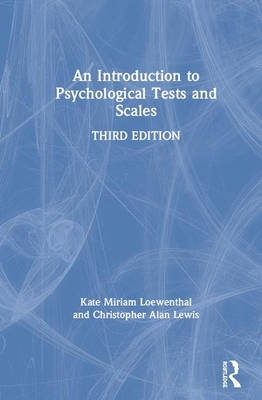 Download An Introduction to Psychological Tests and Scales - Kate Miriam Loewenthal file in PDF